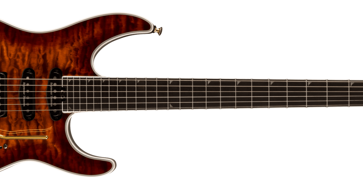 ギター Jackson Soloist SLA3Q JACKSON Pro Plus Series Soloist SLA3Q, Polar Burst, Ebony