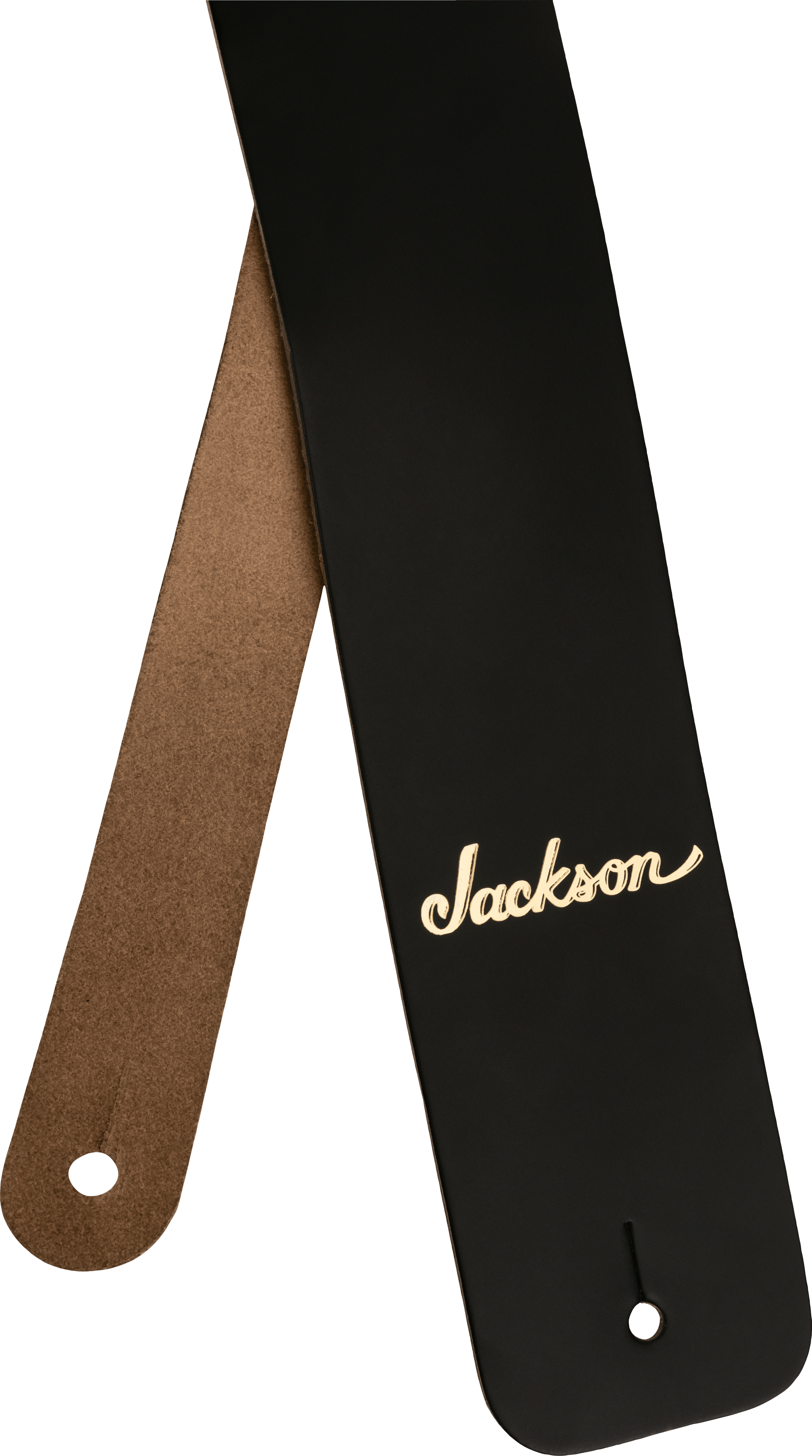 Jackson Leather Guitar Strap ギターストラップ ジャクソン Jackson Stud Leather Black Guitar strap - Muziker